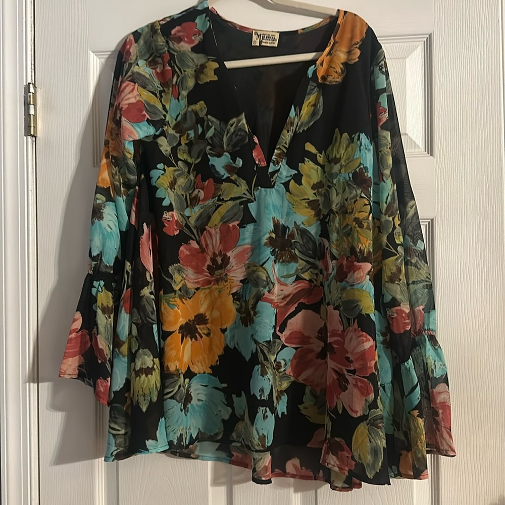 Show Me Your Mumu flowy floral top